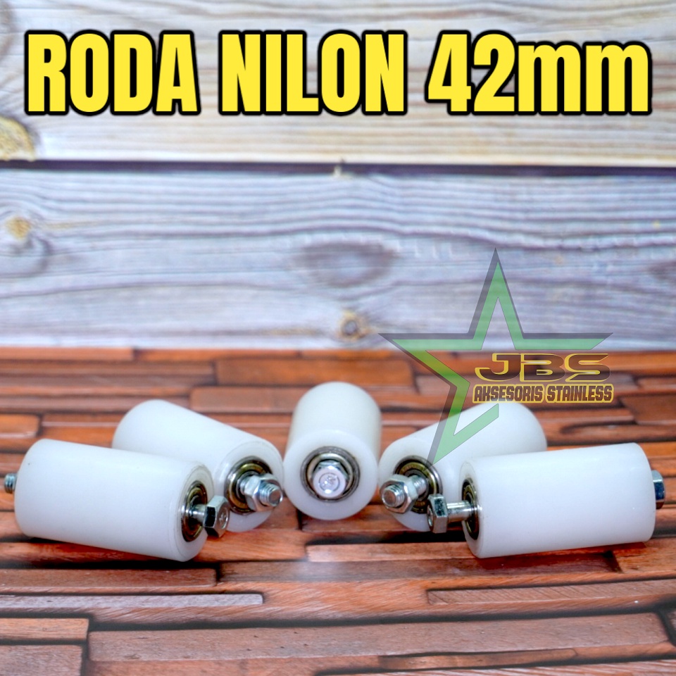 RODA NILON 42MM X 62MM + 2 BEARING