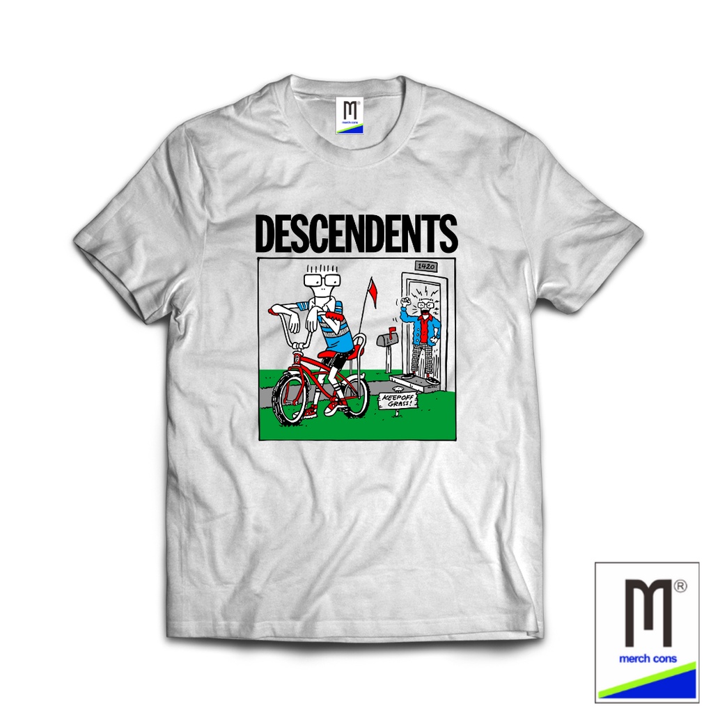 KAOS BAND DESCENDENT TAG MERCHCONS SIZE LUAR / KAOS MUSIK DISTRO