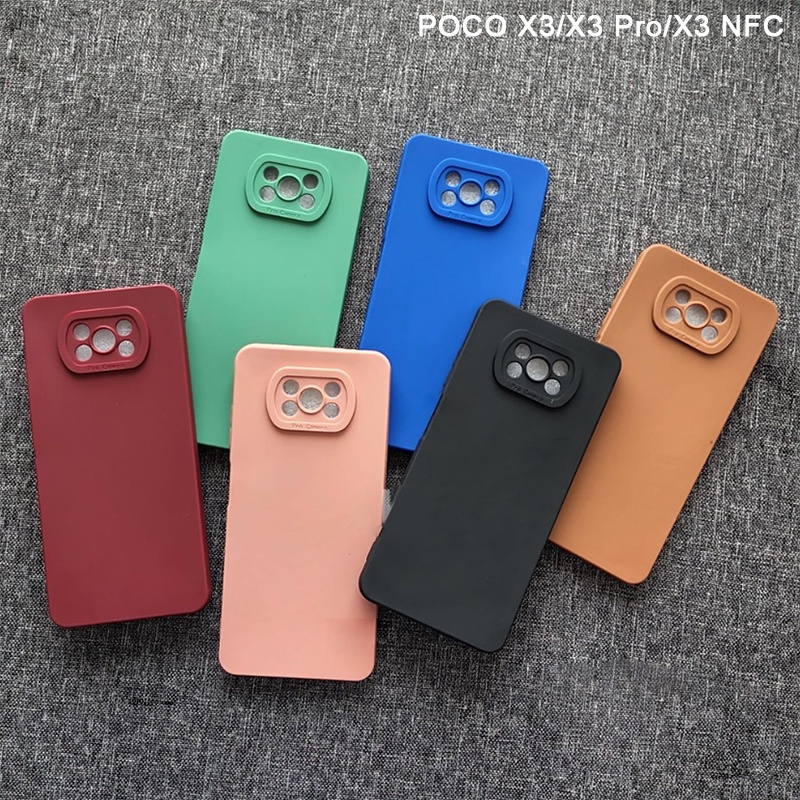 Softcase POCO X3 POCO X3 Pro POCO X3 NFC Case 3D Pro Camera Gel Silika Casing