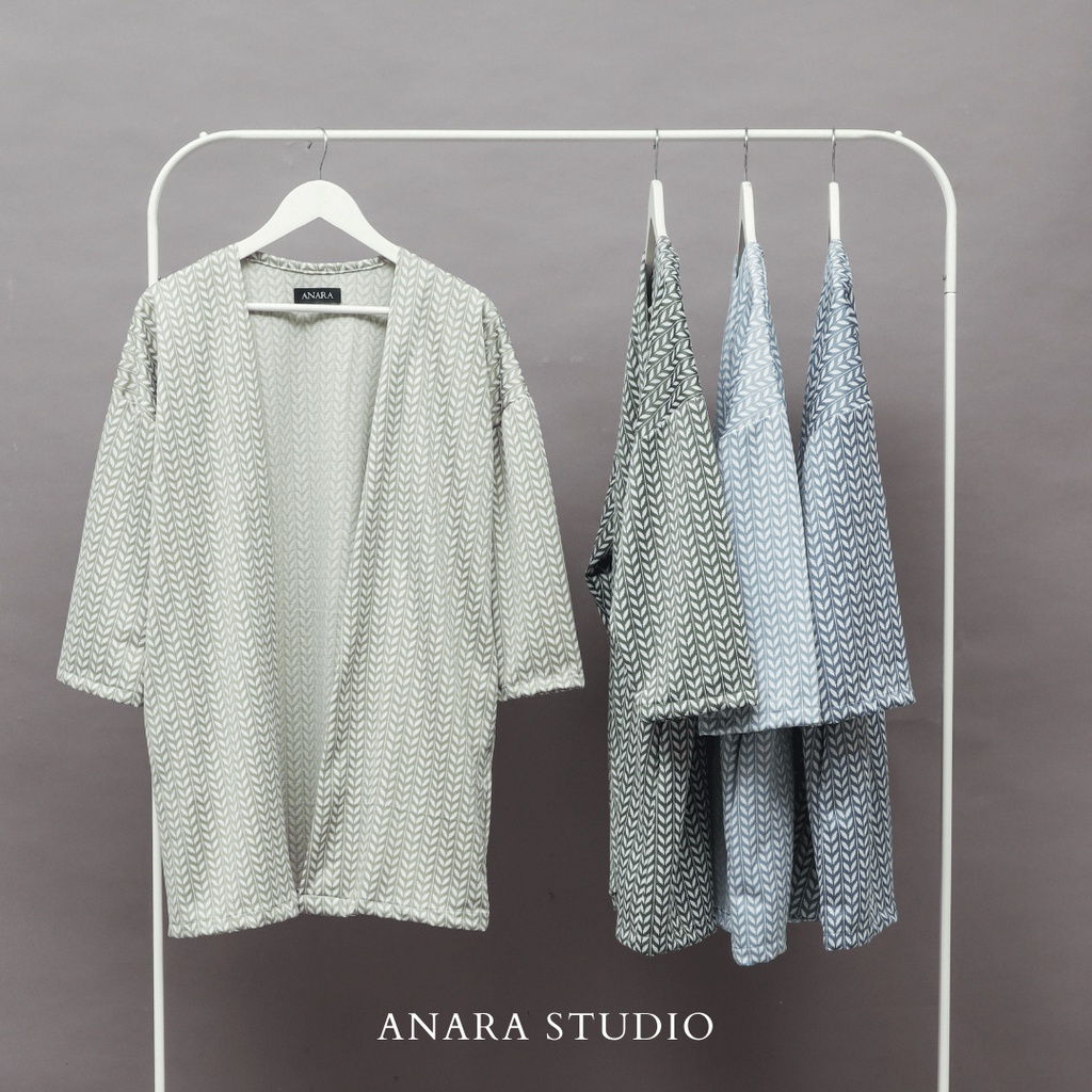 ANARA Gaudi Outer Knit | Outer Motif Lengan Panjang