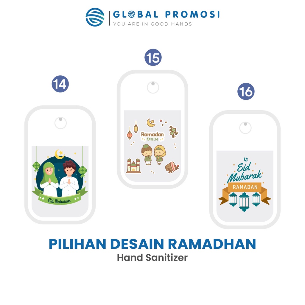 Hand Sanitizer Ramadhan Idul Fitri Custom Uv Print Pocket Spray