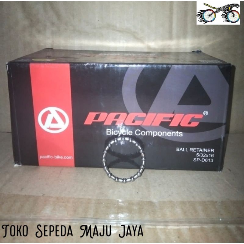 sarang pelor gotri 5/32x16 lahar Fork Garpu Head set Headset stang handlebar sepeda merk Pacific D61