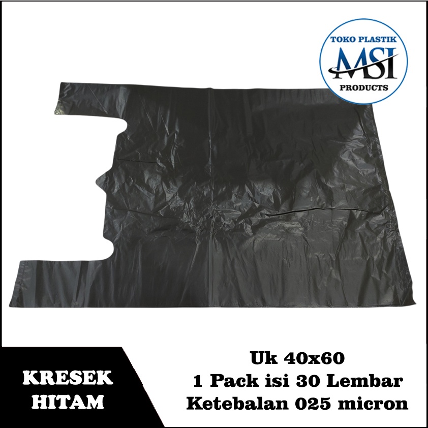 Kantong Plastik Hitam &amp; Warna| Kresek Hitam dan Warna | Tas Plastik Hitam dan Warna uk. 40x60 &amp; Hitam 35x55