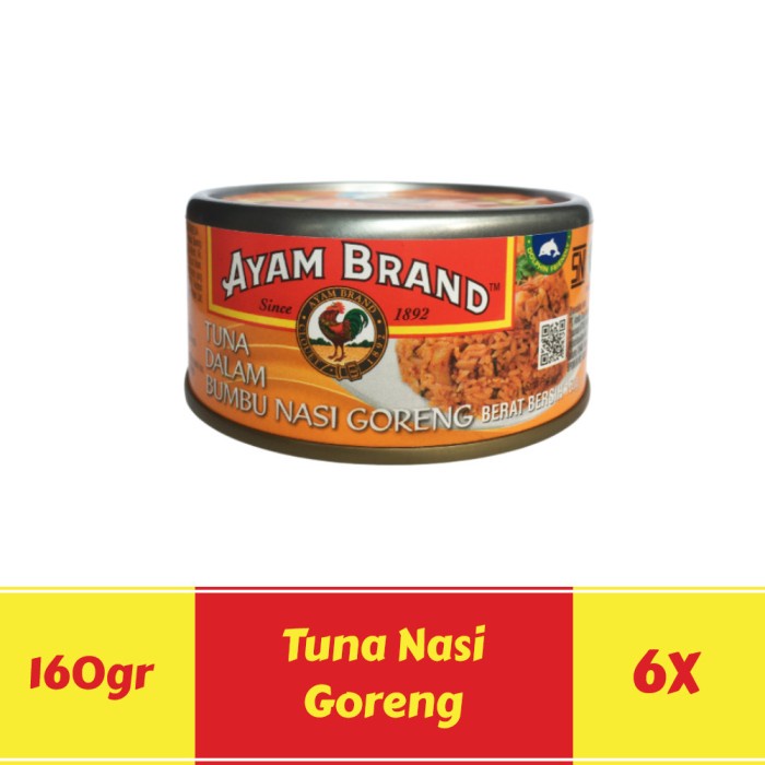 

IKAN TUNA KALENG PAKET 6 PCS DALAM BUMBU NASI GORENG 160GR