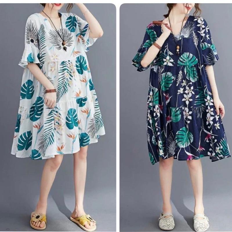 [ ALB ] DRESS VANIA LINEN