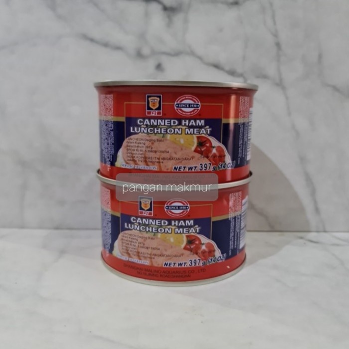 

MALING HAM BABI PREMIUM TTS - CANNED HAM LUNCHEON MEAT 397 GR