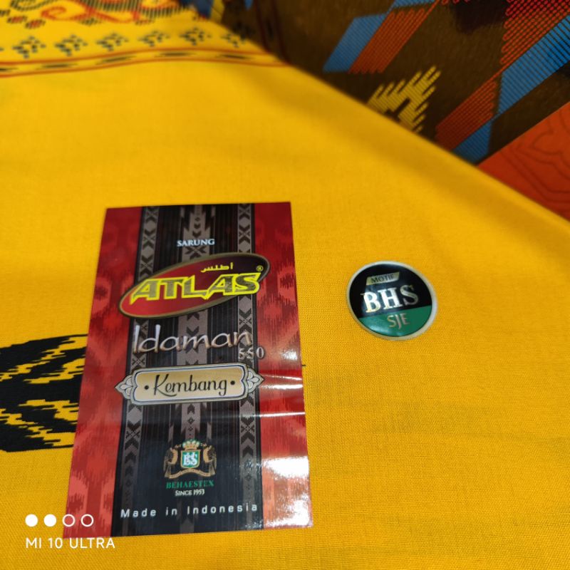 SARUNG ATLAS IDAMAN MOTIF BHS ORIGINAL