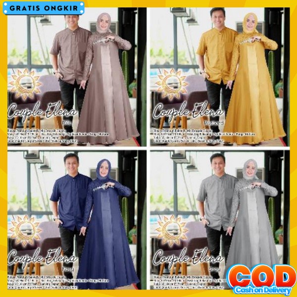 Pakaian Cuple Pria Dan Wanita Gamis Couple Suami Istri Bj Kopel Pasangan Kekinian Baju Couple Suami 