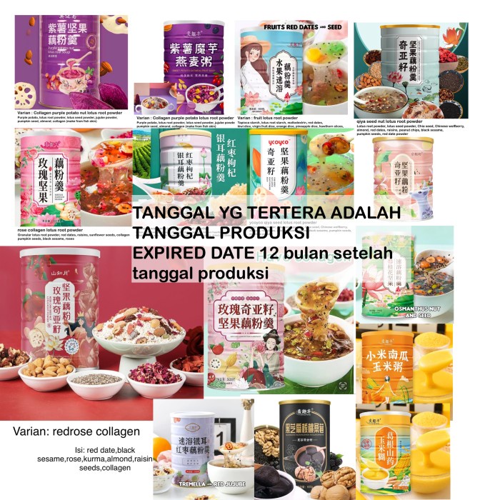 

OUFEN LOTUS ROOT POWDER BUBUK AKAR TERATAI MAKANAN DIET HEALTHY FOOD
