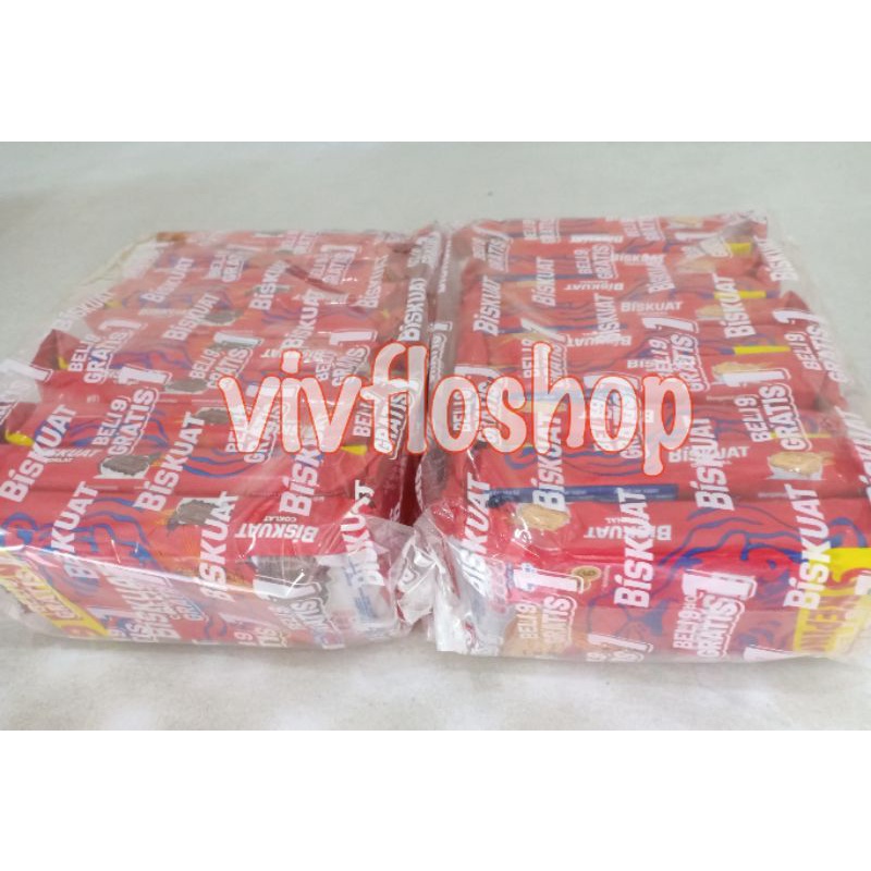 

Biskuit Biskuat (Original & Coklat) Kemasan isi 10