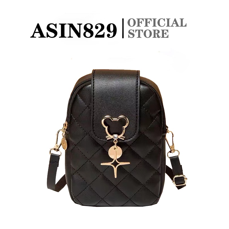 ASIN829 Tas Selempang Wanita Terbaru T618 / Tas Hp Mini Kekinian / Sling Bag Hp Korea Terbaru