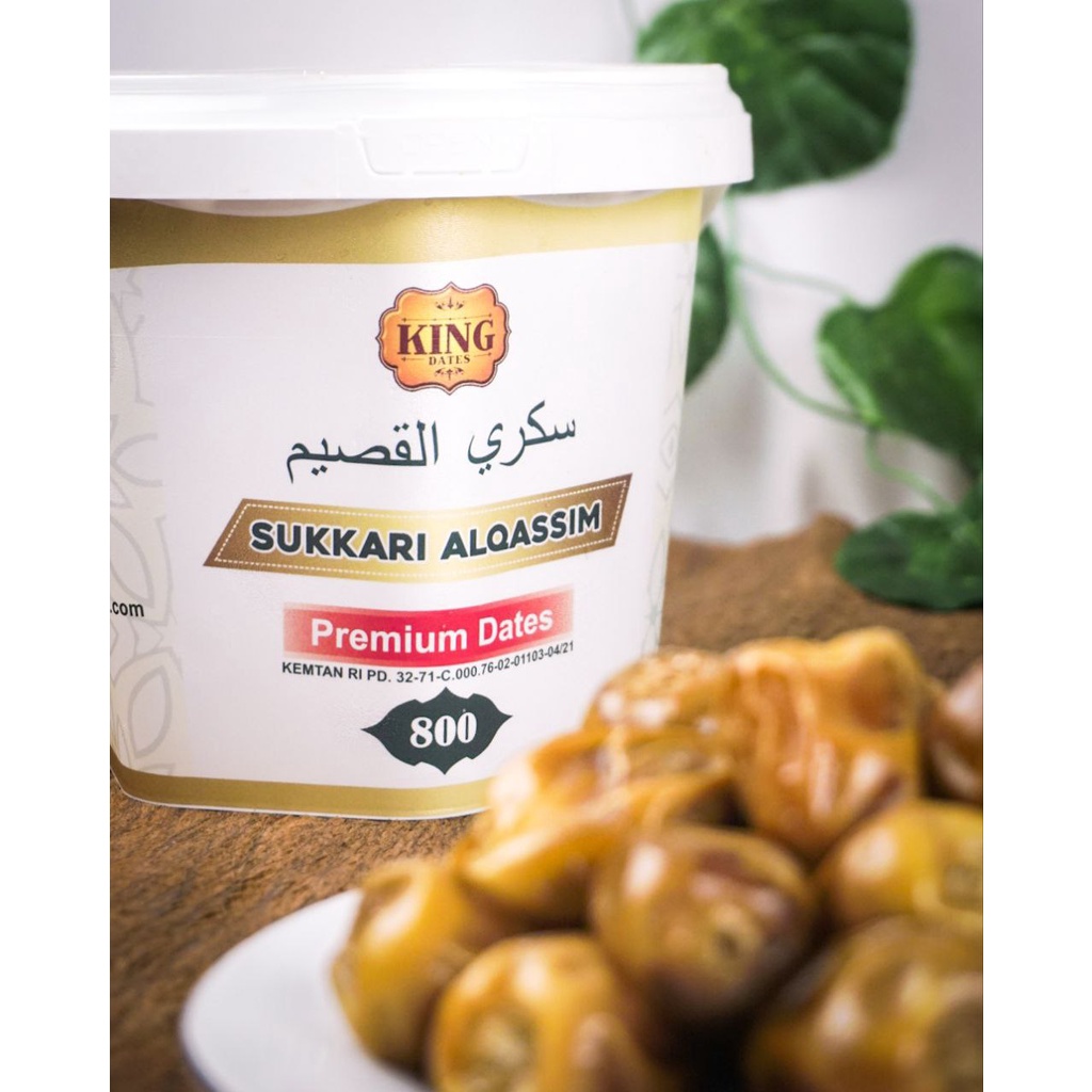 

Kurma King Dates Sukkari Alqassim 800 Gr - Kurma Sukari