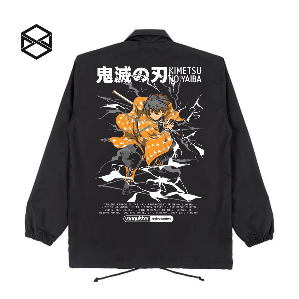 Jacket Parasut Windbreaker Anime Kimetsu No Yaiba HRLWNN.ID