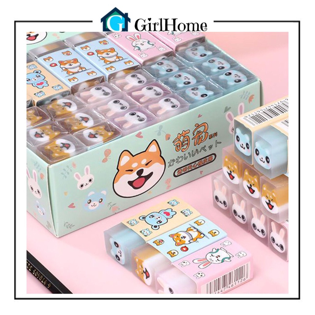 

GH100190 Penghapus Karakter 3D Cute Eraser Import