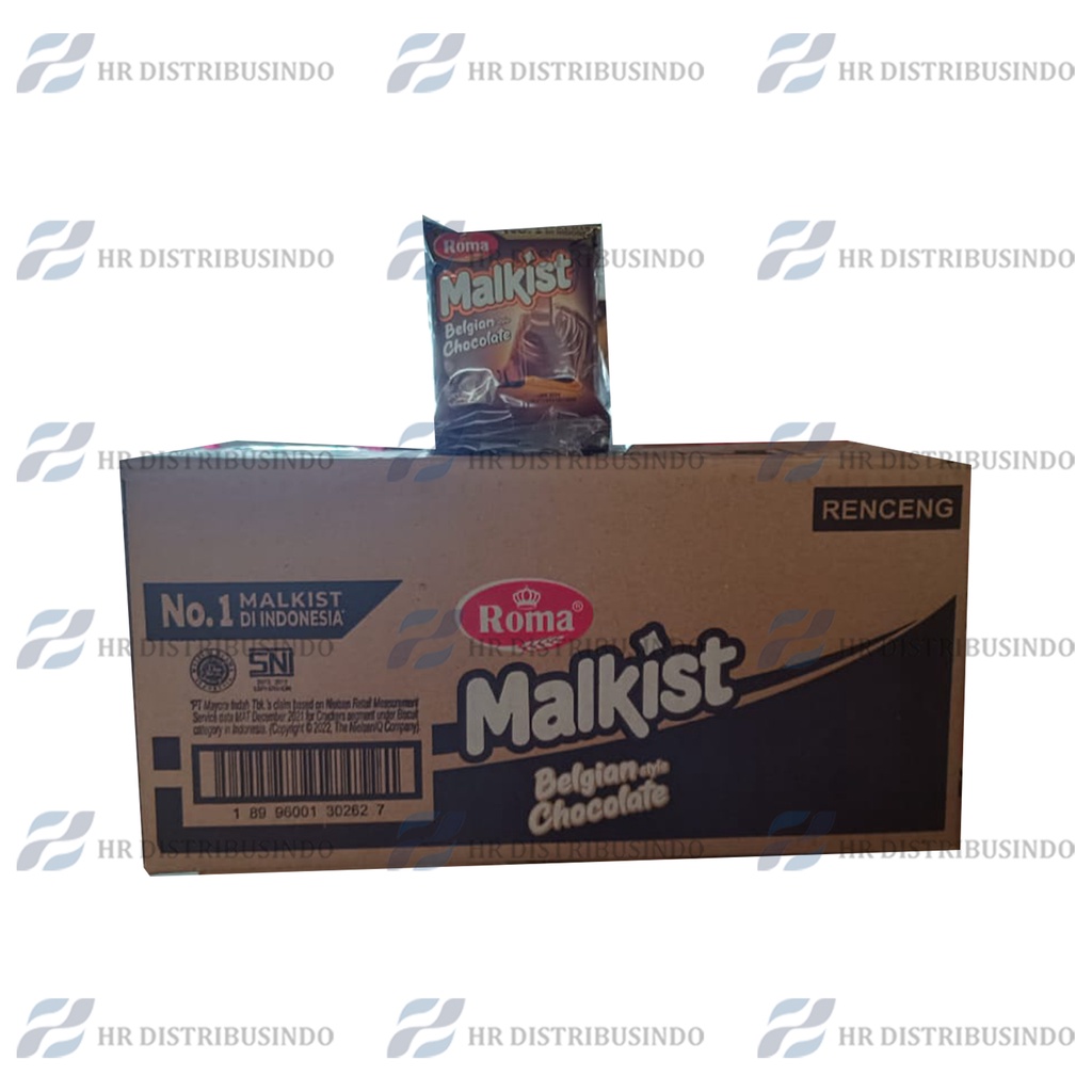 

BISKUIT ROMA MALKIST COKELAT RENCENG 21 Gram 1 KARTON / DUS