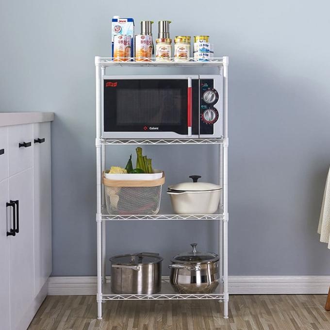 Krisbow - Rak Besi 4 Tingkat Serbaguna