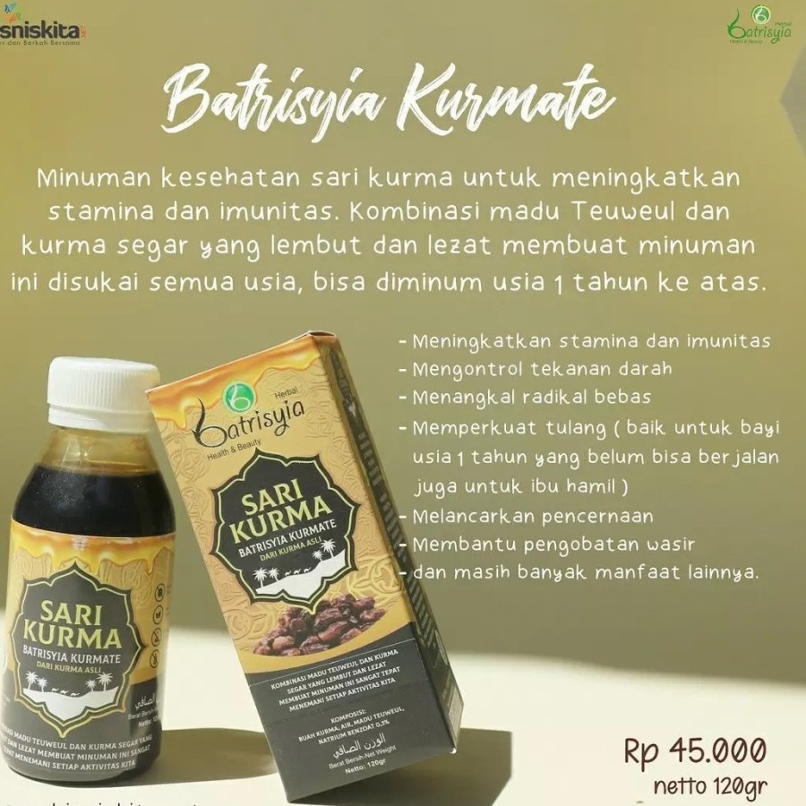 

✨Trend✔️Kurma Madu Teuwuel / Booster Imun / Madu Kurma Kurmate Batris / Kurma Madu Teuwuel / Booster Imun / Madu Kurma