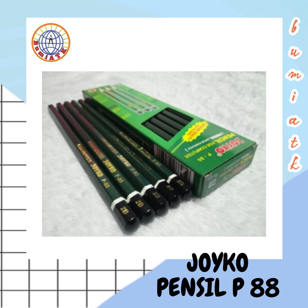 

PENSIL JOYKO 2B PER PAK / JOYKO PENSIL / PENSIL 2B BAGUS