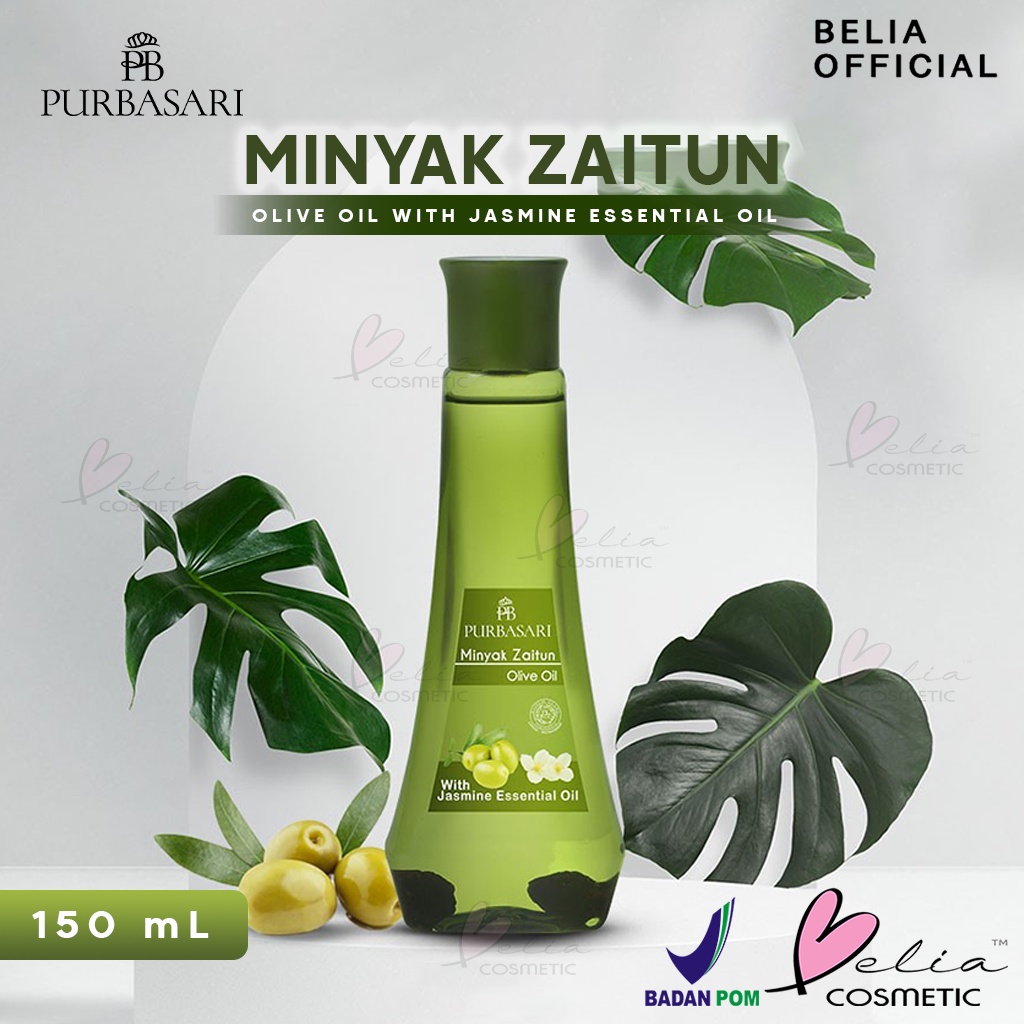 ❤ BELIA ❤ PURBASARI Minyak Zaitun 150ml | Olive Oil with Jasmine Essential Oil