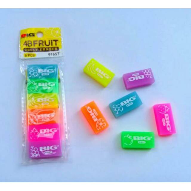 

(PAK) PENGHAPUS BIG FRUITS 9165T ISI 6 PCS