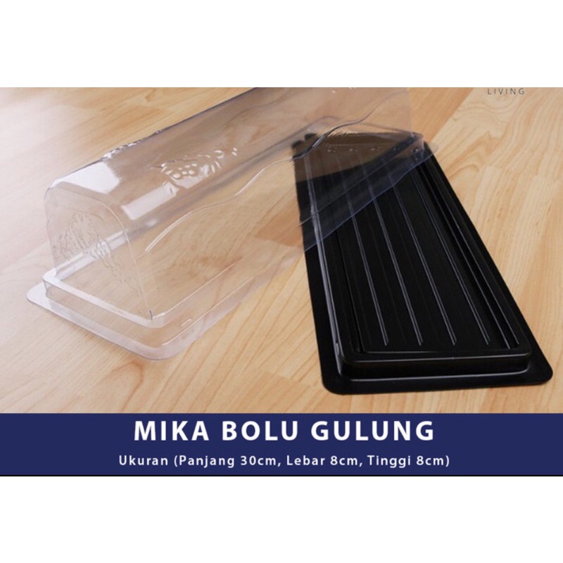 Mika Tray Bolu Gulung 30cm BG30 Alas Kue Plastik 5pcs