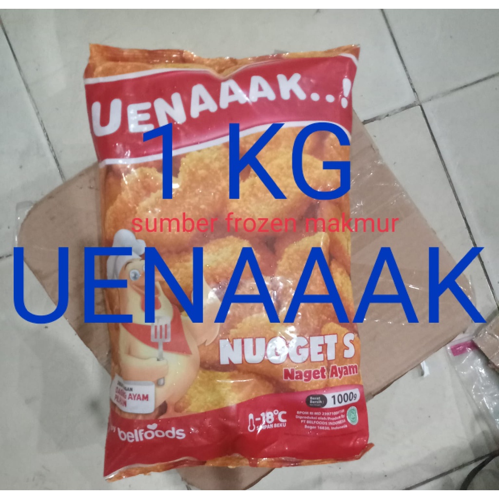 

NUGGET UENNAAK 1KG BELFOODS sumber frozen makmur