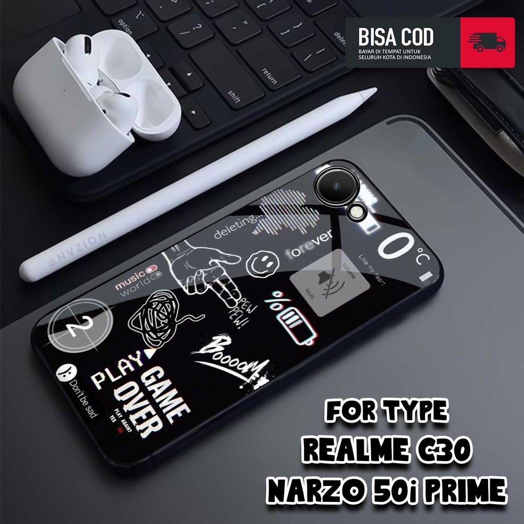 Case Realme C30 / Realme C30S / Narzo 50i Prime - MOTIF [NASA TICKET] - Casing Realme C30 / Realme C