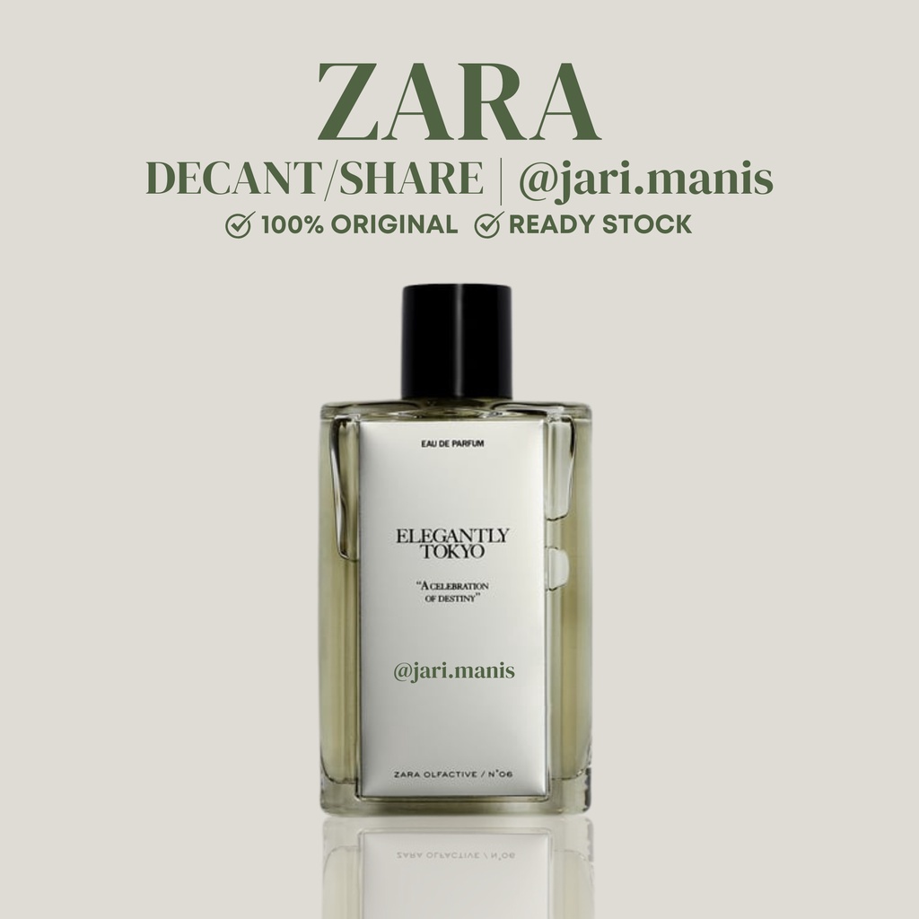 decant share - Zara Jo Malone Elegantly Tokyo vial tester parfum