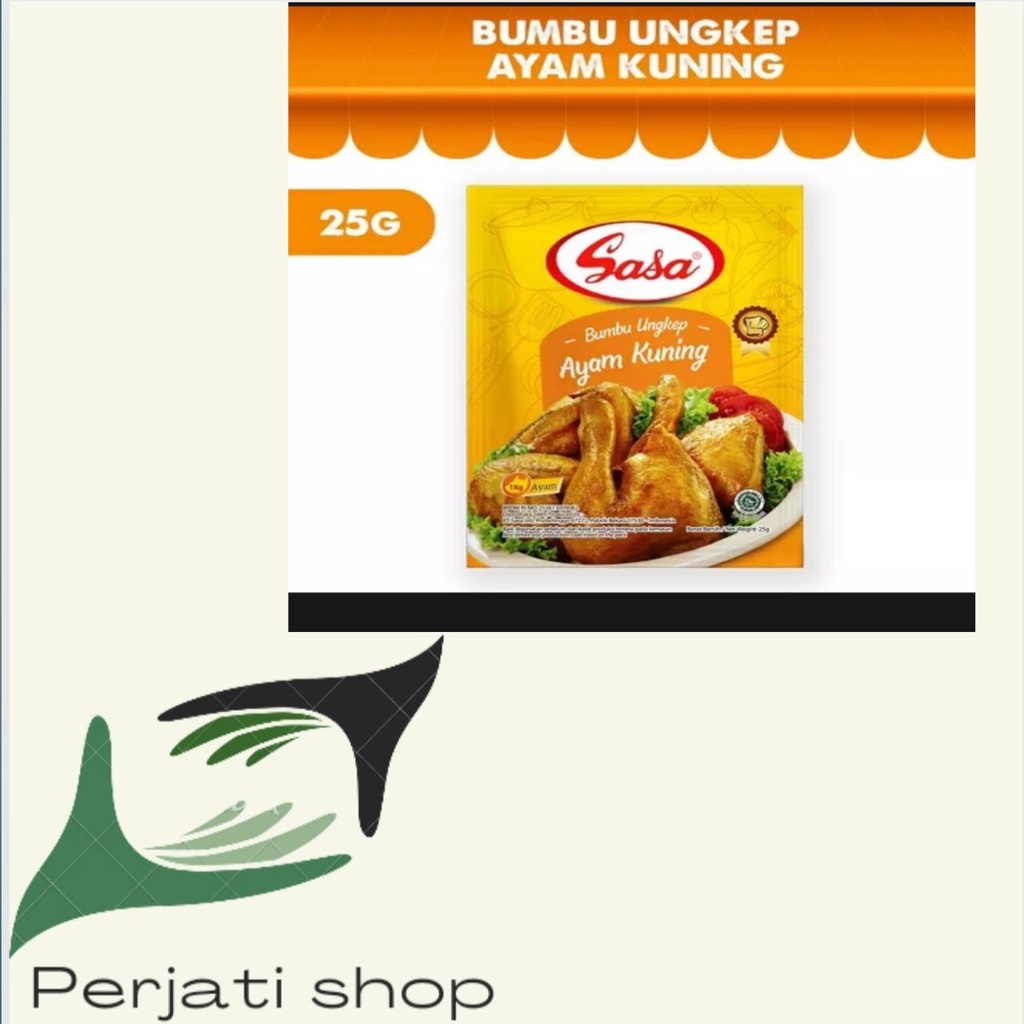 

sasa bumbu masak ungkep ayam kuning kemasan 20gr