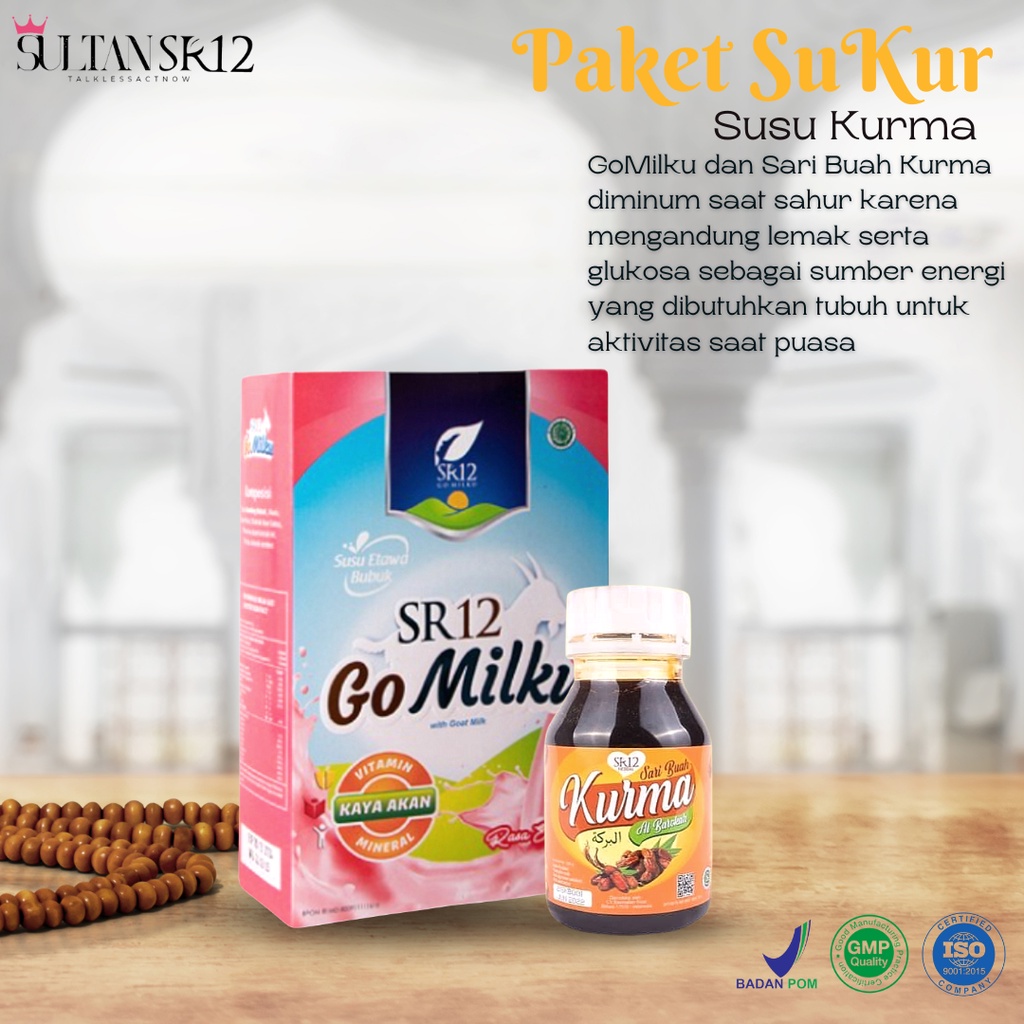 Susu Bubuk Stroberi Paket Bulan Puasa Minuman Kesehatan Halal Minuman Herbal Paket Sahur dan Buka Puasa Sari Kurma Asli