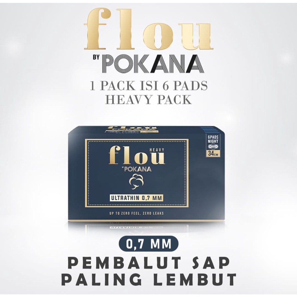 FLOU by Pokana pembalut ultra thin