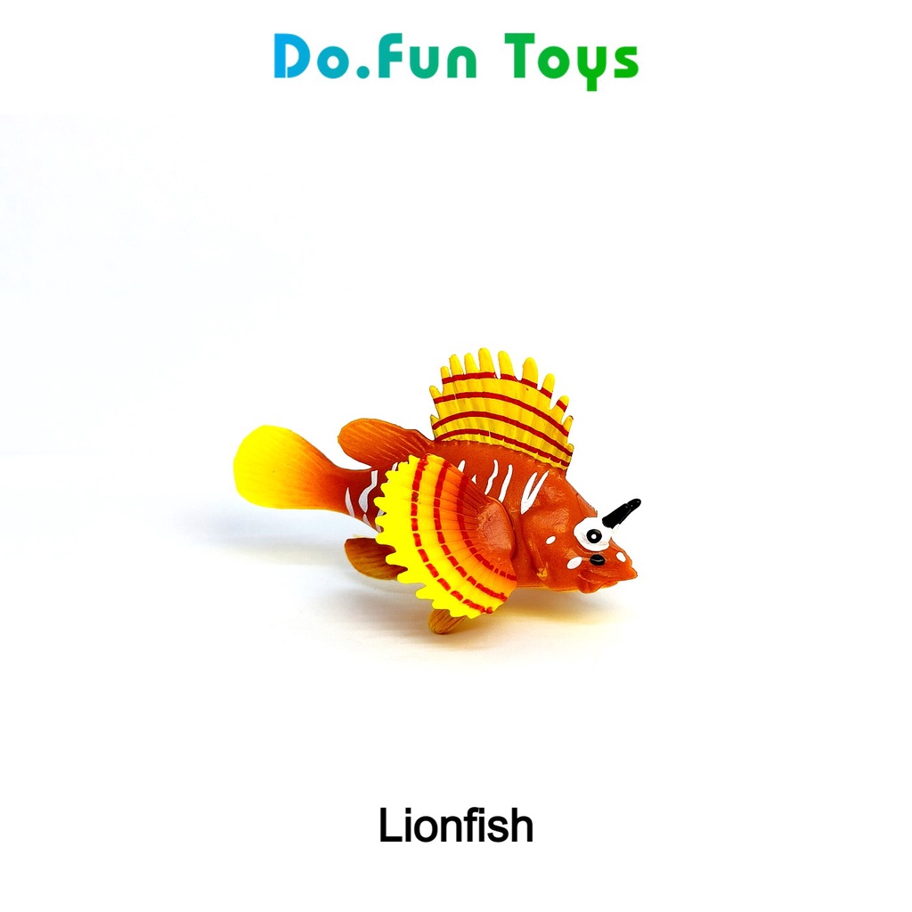 Animal Figurine | LIONFISH / Mainan Miniatur Ikan Lionfish