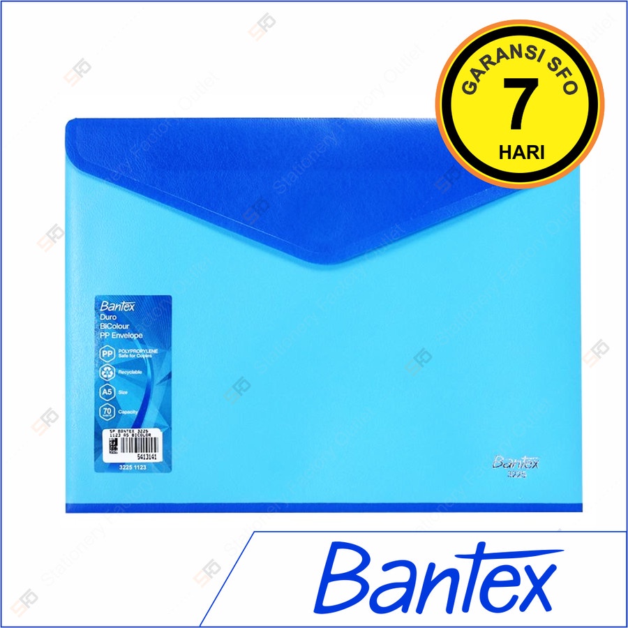 

Amplop PP A5 Bantex 3225 - Duro Bicolour Envelope - SFO Semarang Official