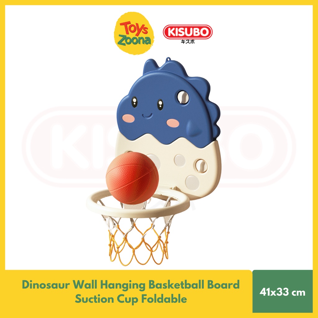 ToysZoona Dinosaur Wall Hanging Ring Basketball Board Foldable Suction Cup