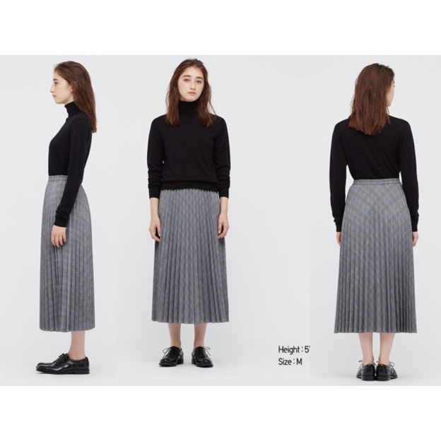 UNIQLO Accordion Pleated Skirt(S)