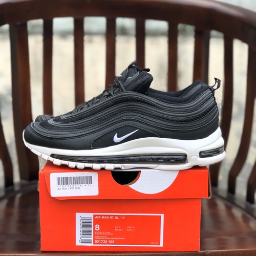 Sepatu Sneakers Nike Air Max 97 Black White 921826-001 Made Vietnam