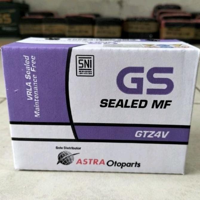 Aki Accu Motor Gtz4V Gs Astra Mf Aki Kering Debezzz