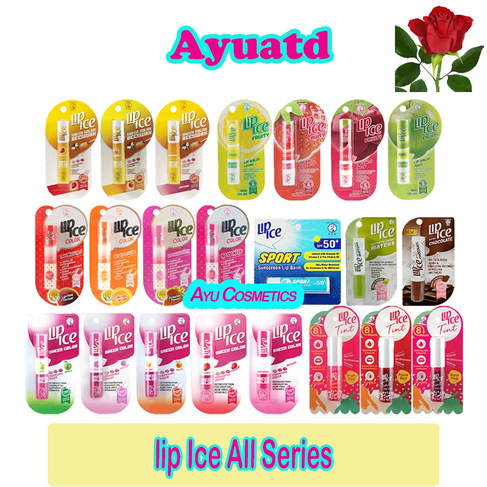 lip Ice All Seris Lip Balm/Sheer Color/ Beeswax/ Lip Color/ Lip Tint