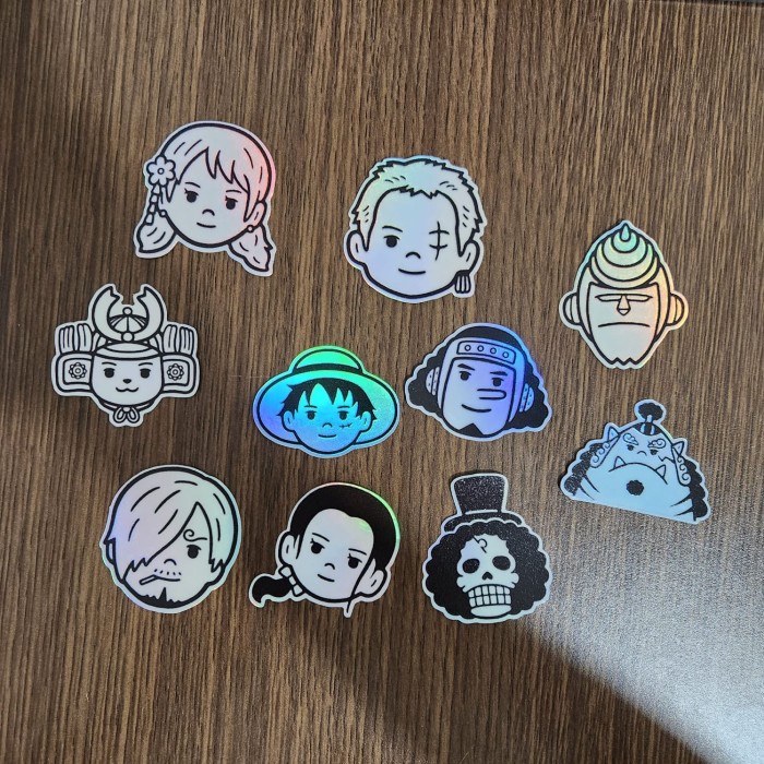 

Sticker Hologram Anime - PSH1587 - One Piece - Migiwara 10pcs