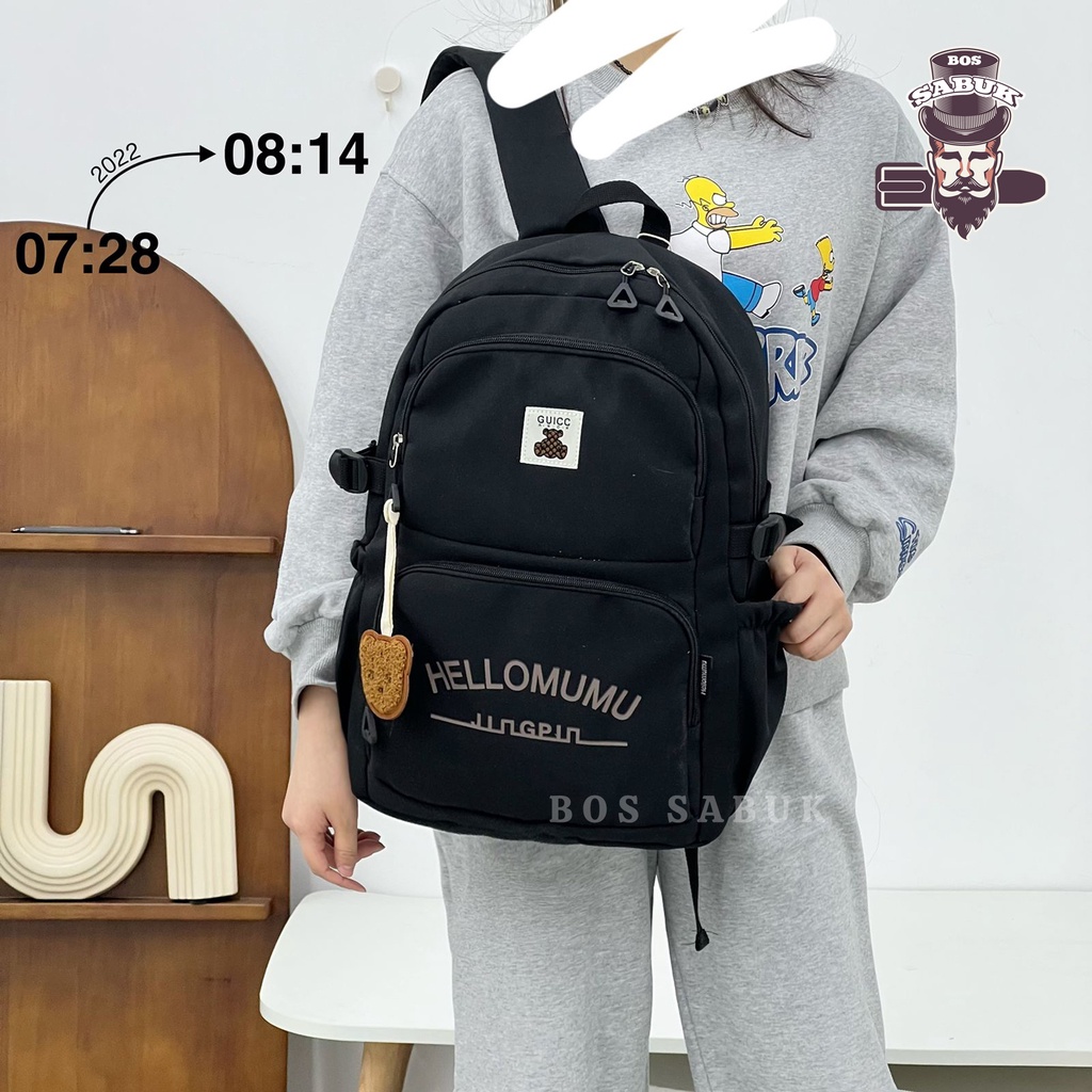 Bag Tas Ransel Wanita Ala Korea Multifungsi School Backpack Perempuan Stylish-BS292