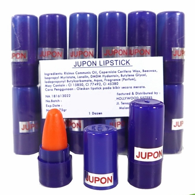 [PER LUSIN ISI 12 PCS] JUPON MINI | LIPSTIK MERAH