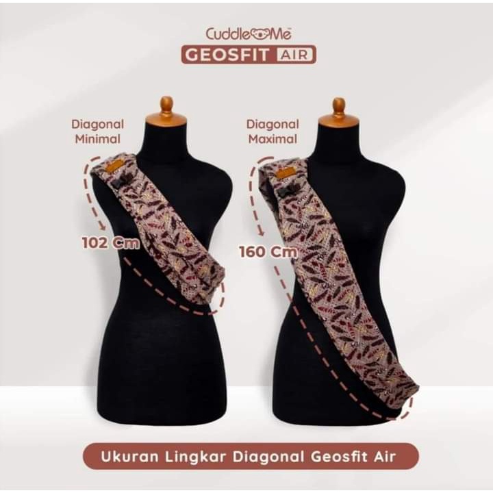 RK GeosFit Air Gendongan bayi Gendongan Geos CuddleMe GeosFit Air