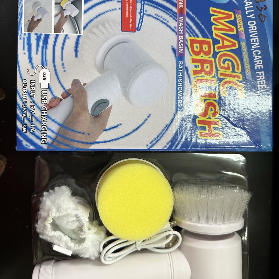 Magic Brush 5 in 1 Electric Cleaning Sikat - WQ8110 0879