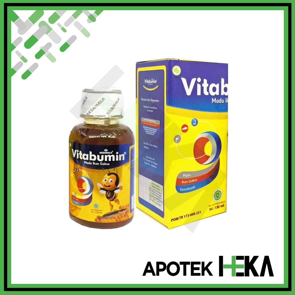 Vitabumin Syrup Botol - Madu Albumin Ikan Gabus (SEMARANG)