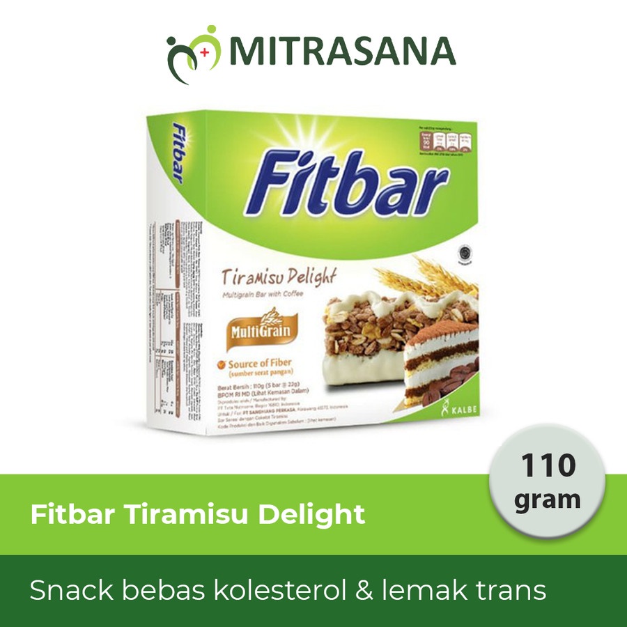 

Fitbar Tiramisu 5X22 Gr