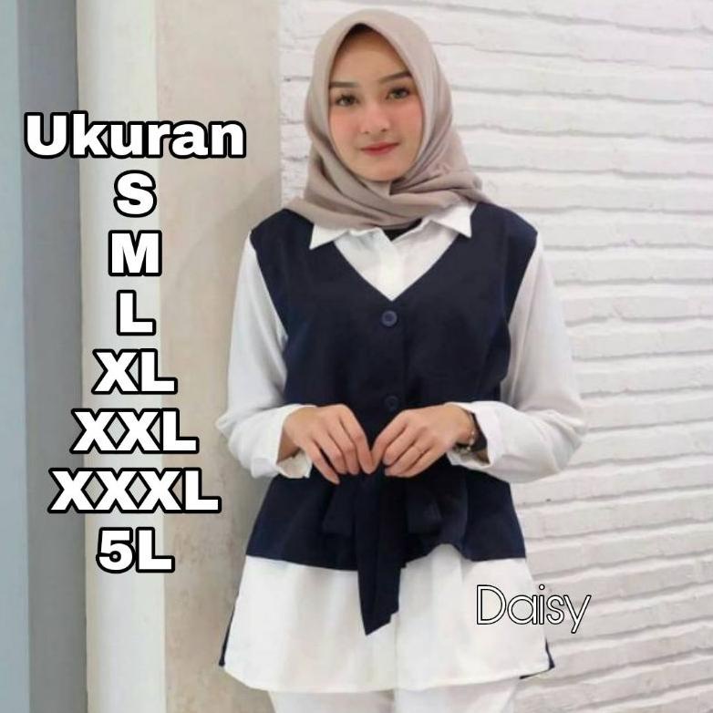 TERBARU Daisy Blouse Big Size Ukuran Size S M L XL 2XL 3XL 4XL XXL XXXL  XXXXL 2L 3L 4L 5L  Atasan B