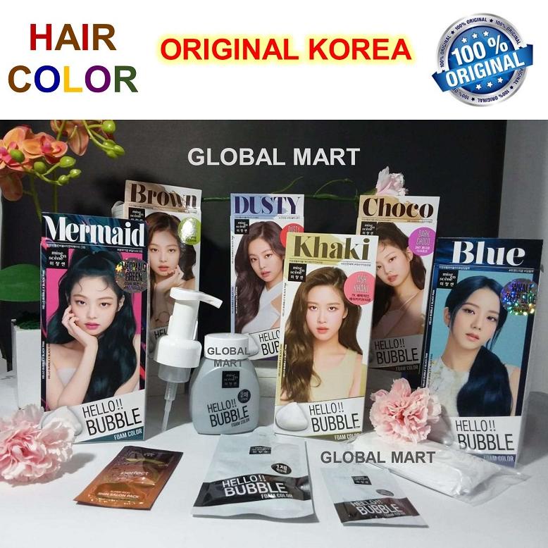 ORIGINAL KOREA MISEENSCENE HELLO BUBBLE BLACKPINK HAIR COLORING PEWARNA RAMBUT MISEENSCNE FAST DELIV