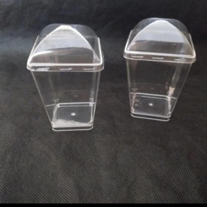 monggo] gelas puding tinggi | jelly cup | cup akrilik | CH 24 | cup dessert