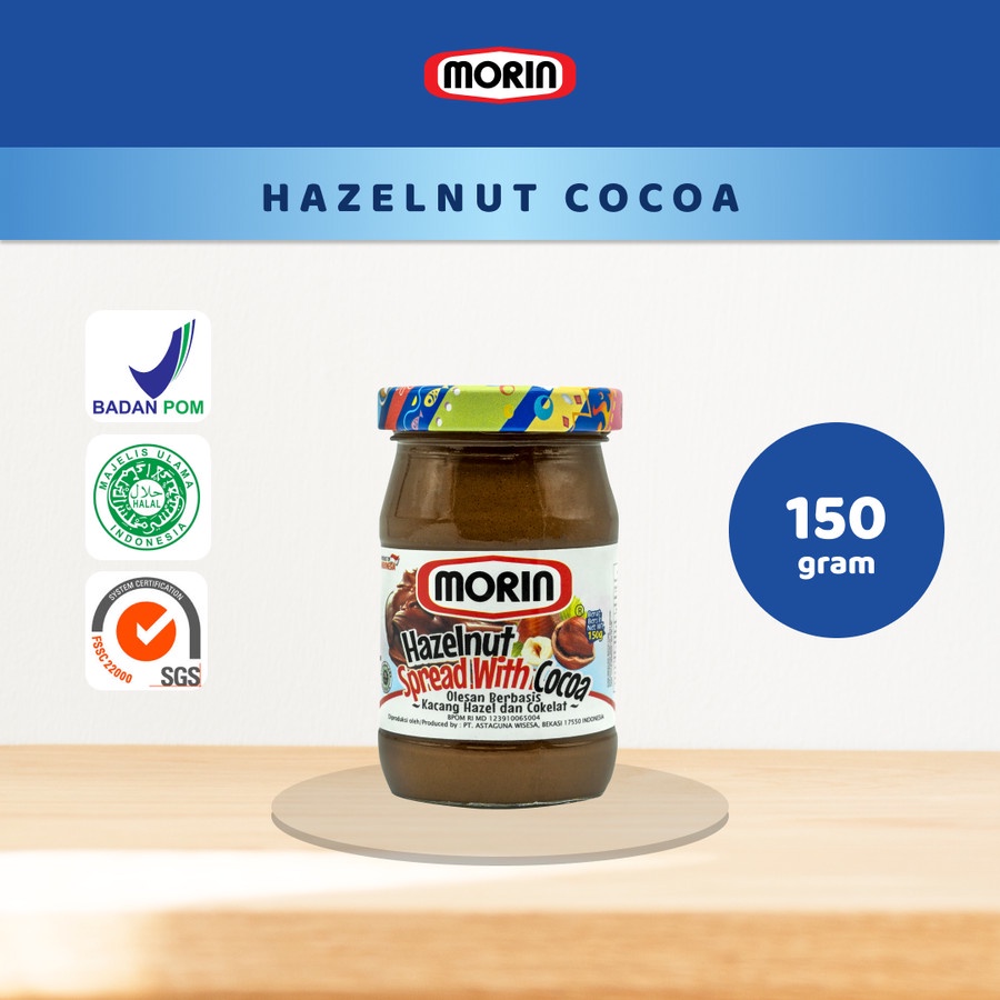 

Selai Morin Hazelnut Spread with Cocoa 150gr
