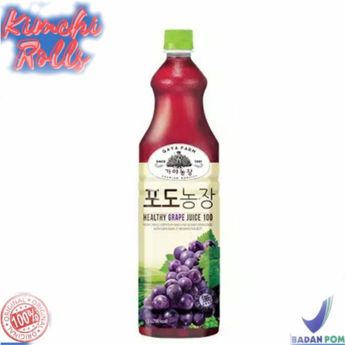 

GAYA FARM GRAPE JUICE DRINK 1.5 LITER
